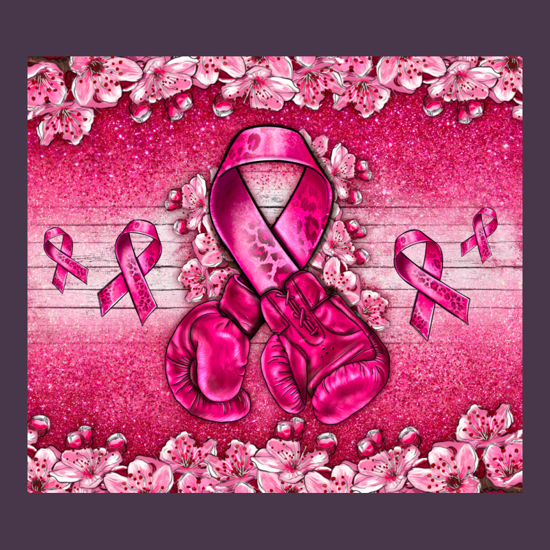 Breast Cancer With Boxing Gloves Heavyweight Hoodie by NancyCooperArtShop | Teevron