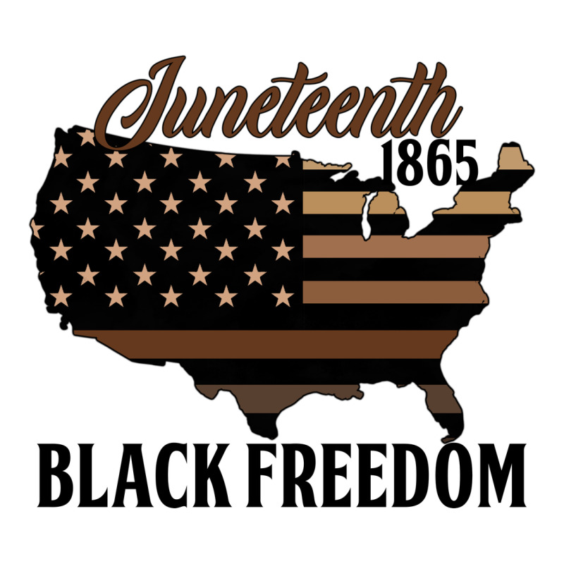 Juneteenth 1865 Black Freedom Ladies Tee by HRA Design Shop | Teevron