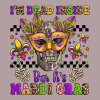 I'm Dead Inside But It's Mardi Gras Vintage Hoodie | Teevron