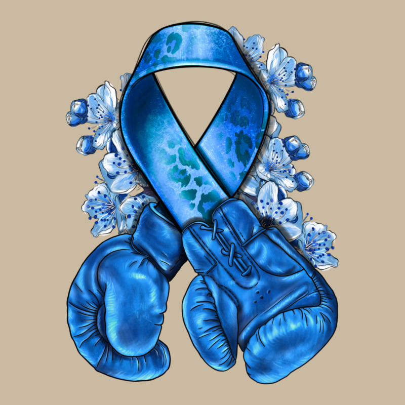 Blue Ribbon With Boxing Gloves Long Sleeve Tee by NancyCooperArtShop | Teevron