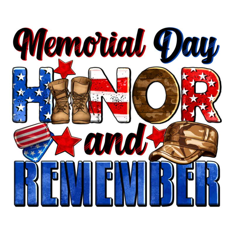 Memorial Day Honor And Remember Ladies Tee by Neo Western | Teevron