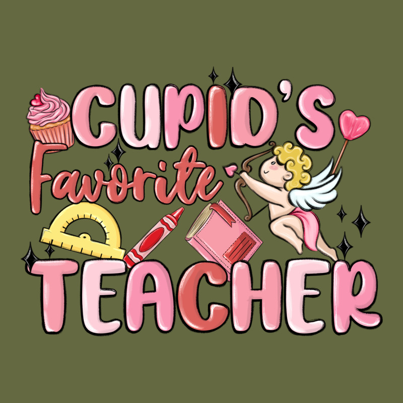 Cupid's Favorite Teacher Long Sleeve Tee by MaliasSmallBusiness | Teevron