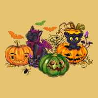 Black Cat And Pumpkin Premium Sweatshirt | Teevron