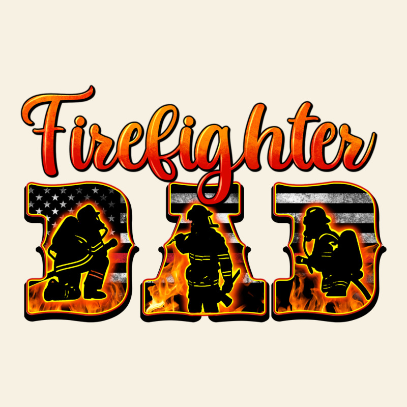 American Flag Firefighter Dad Vintage Tee by LillyAllenDesigns | Teevron