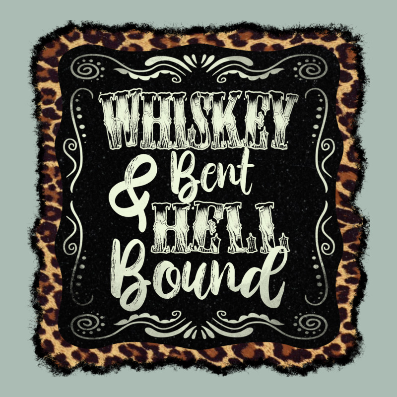 Whiskey Bent Hell Bound Black Classic Tee by AdoDesignShop | Teevron
