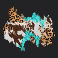 Cowhide Leopard Turquoise Patch Vintage Tee | Teevron