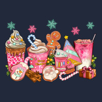 Pink Gingerbread Coffee Cups Premium Sweatshirt | Teevron