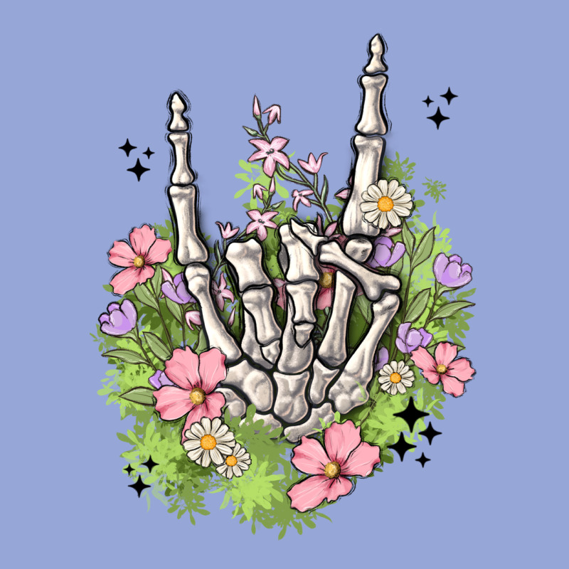 Skeleton Flowers Classic Tee by MaliasSmallBusiness | Teevron