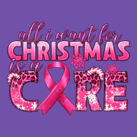 All I Want For Christmas Is A Cure Breast Cancer Premium Sweatshirt | Teevron