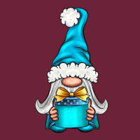 Winter Gnome With Gift Long Sleeve Tee | Teevron