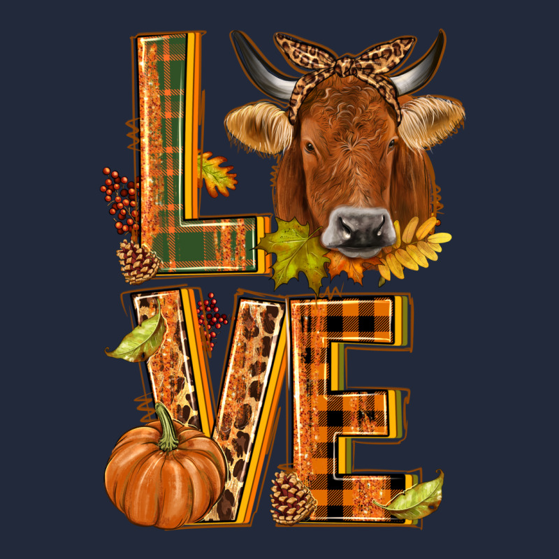 Love Fall Cow Premium Sweatshirt by NancyCooperArtShop | Teevron