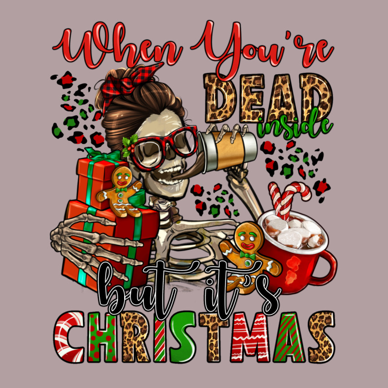 When You're Dead Inside But It's Christmas Vintage Hoodie by Jasminsmagicworld | Teevron