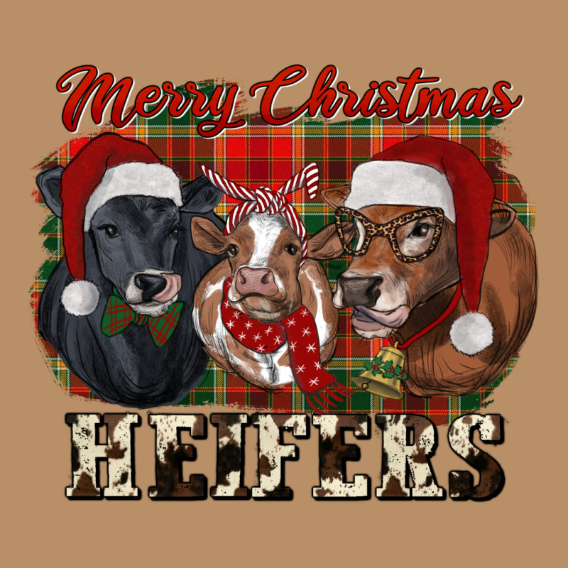 Merry Christmas Heifers Vintage Hoodie by RanaPortraitStore | Teevron