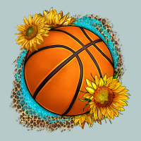 Western Basketball With Sunflower Heavy Core Tee | Teevron