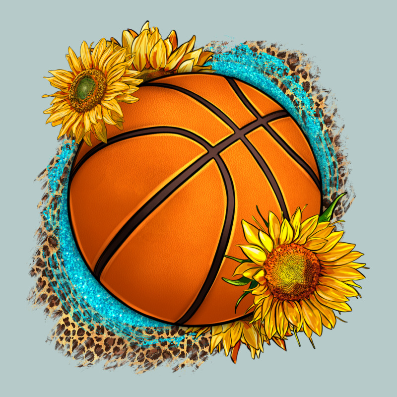 Western Basketball With Sunflower Heavy Core Tee by HRA Design Shop | Teevron