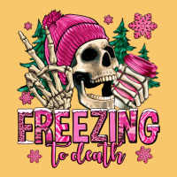 Freezing To Death Winter Skull Vintage Hoodie | Teevron