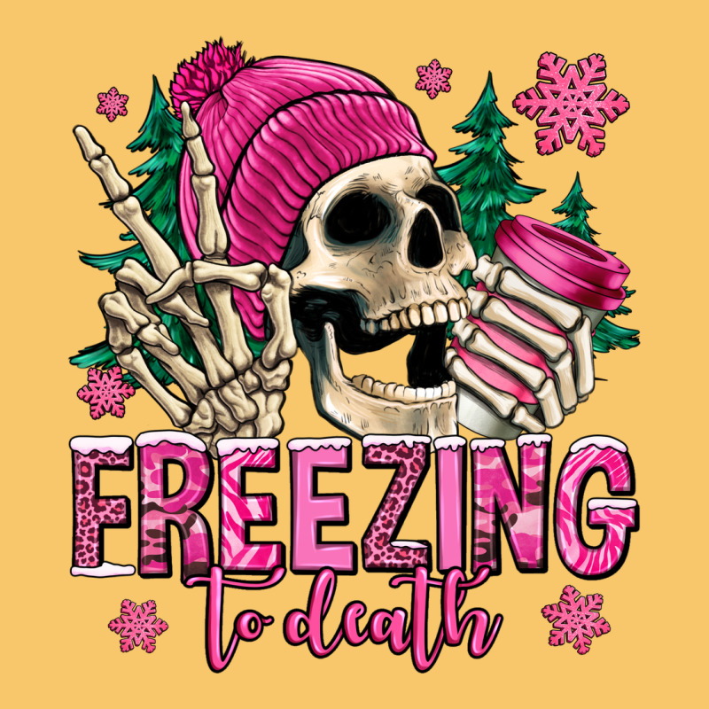 Freezing To Death Winter Skull Vintage Hoodie by Jasminsmagicworld | Teevron