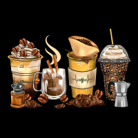 Coffee Cups Ladies Tee | Teevron