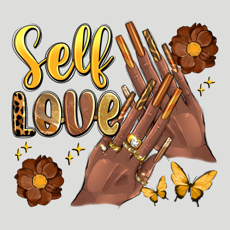 Black Woman Self Love Nails Zipper Hoodie by Artiststas | Teevron