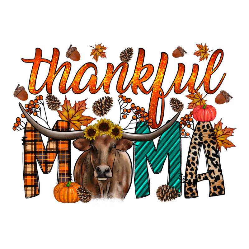 Thankful Mama Longhorn Premium Tee by RacoonDesign | Teevron