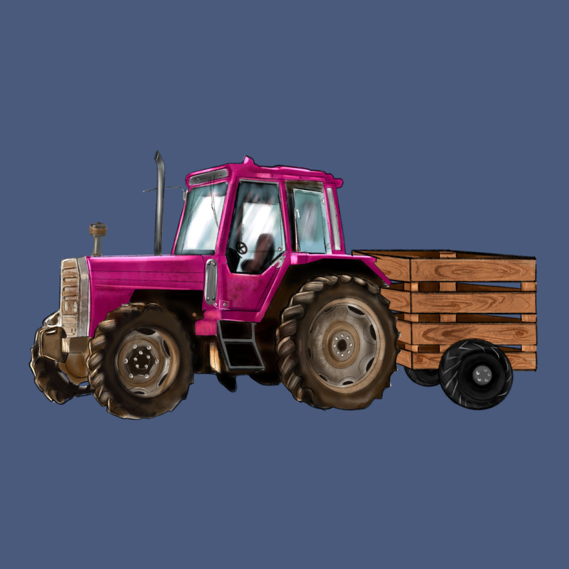 Pink Farm Tractor Vintage Hoodie by RanaPortraitStore | Teevron