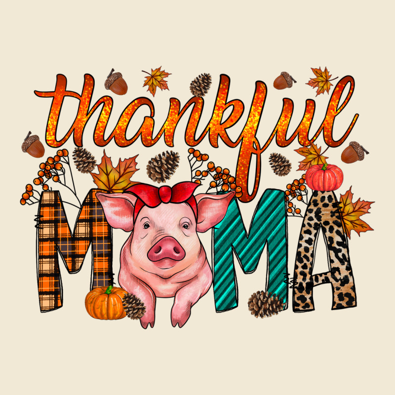 Thankful Mama Pig Premium Tee by RacoonDesign | Teevron