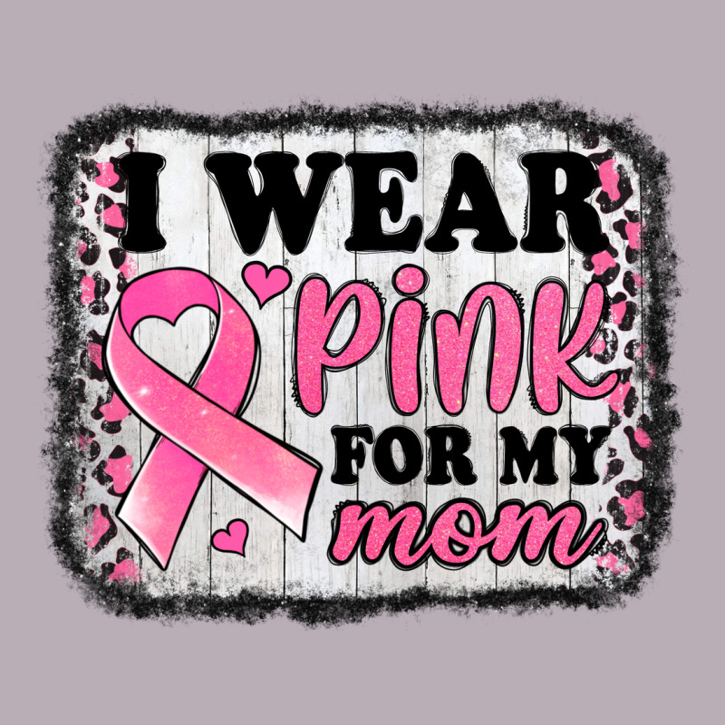 I Wear Pink For My Mom Breast Cancer Awareness Vintage Tee by Jasminsmagicworld | Teevron