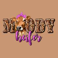 Moody Heifer With Leopard Heavyweight Hoodie | Teevron