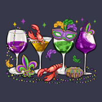 Mardi Gras Wine Glasses Long Sleeve Tee | Teevron