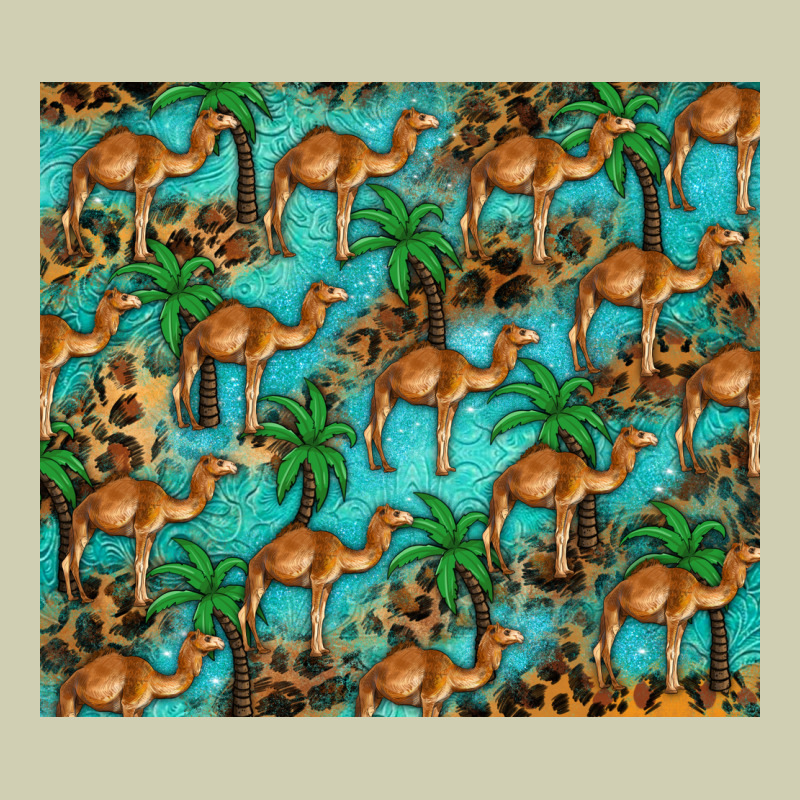 Camel Leopard Heavy Core Tee by BarkalooDesign | Teevron