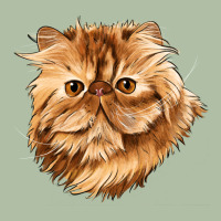 Persian Cat Face Urban Heavy Tee | Teevron