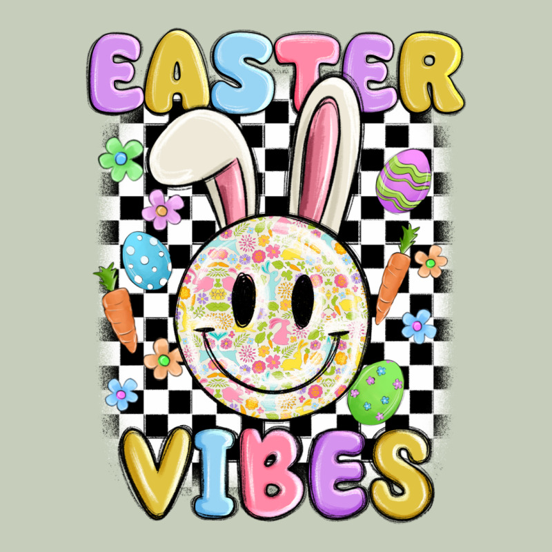Easter Vibes Smiley Face Classic Tee by MaliasSmallBusiness | Teevron