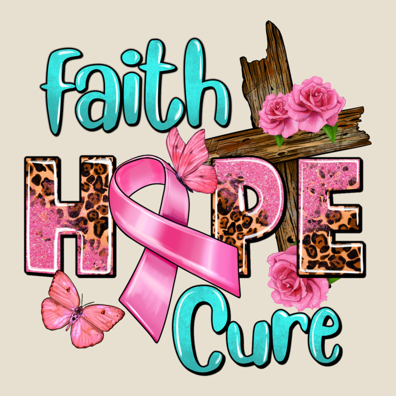 Faith Hope Cure Breast Cancer Urban Hoodie by FaDigitalArtStudio | Teevron