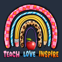 Teach Love Inspire Rainbow Zipper Hoodie | Teevron
