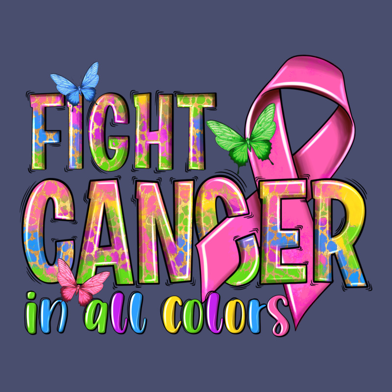 Fight Cancer In All Colors Vintage Tee by NancyCooperArtShop | Teevron