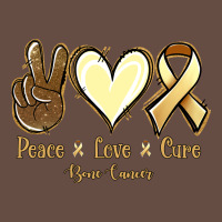 Peace Love Cure Bone Cancer Long Sleeve Tee | Teevron