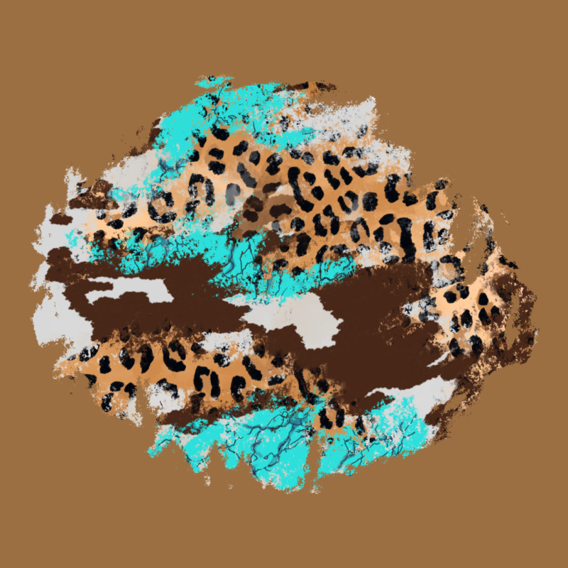 Cowhide Leopard Turquoise Patch Vintage Tee by AdoDesignShop | Teevron