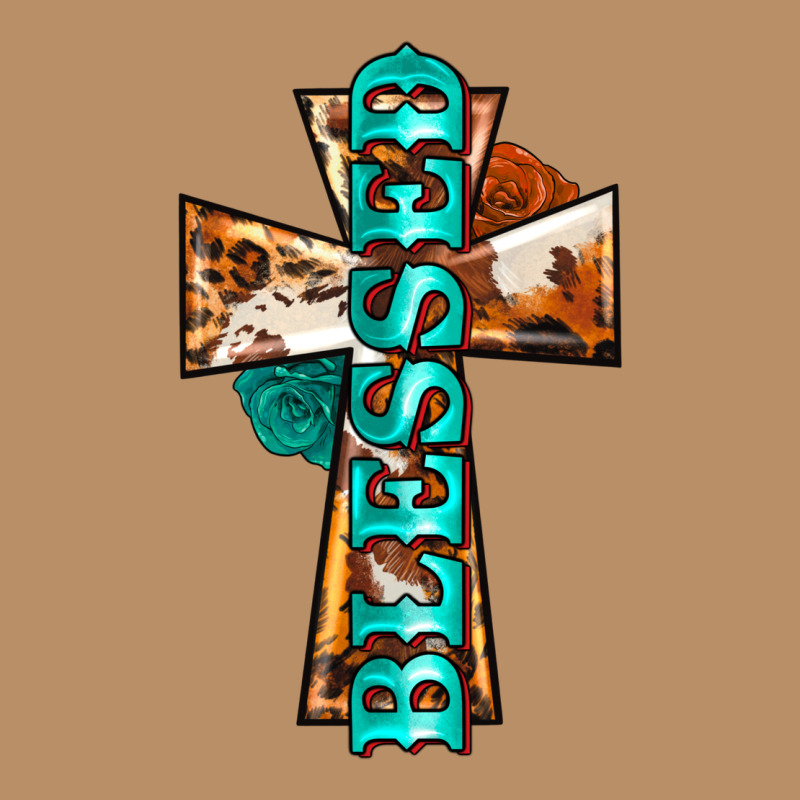 Blessed Cross Vintage Hoodie by BarkalooDesign | Teevron