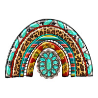 Western Rainbow with Leopard and Gemstone | Teevron