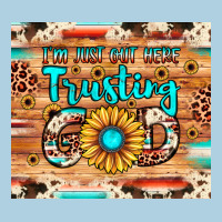 I'm Just Out Here Trusting God Premium Hoodie | Teevron