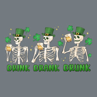 Drink Drank Drunk St. Patricks Day Skeletons Heavyweight Sweatshirt | Teevron