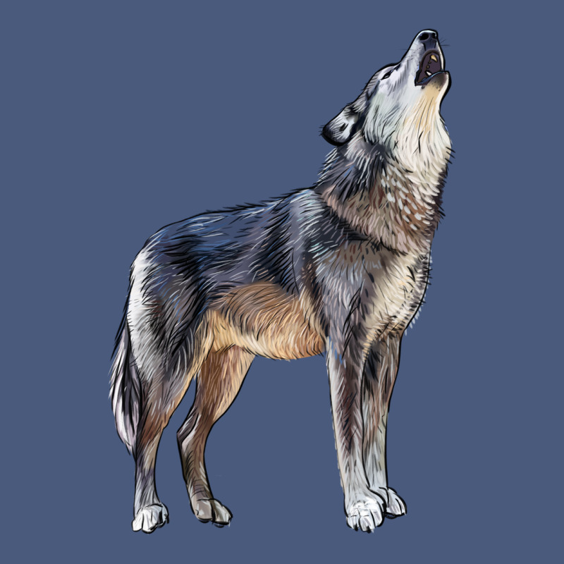 Wolf Vintage Hoodie by LillyAllenDesigns | Teevron