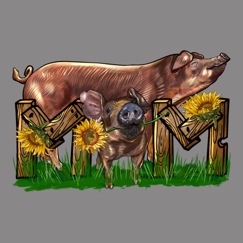 Western Mom With Duroc Pig And Baby Pig Vintage Tee by LillyAllenDesigns | Teevron