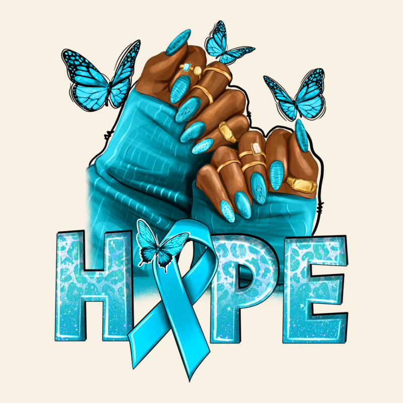 Hope Tealribbonovarian Cancer Nails Vintage Tee by NancyCooperArtShop | Teevron