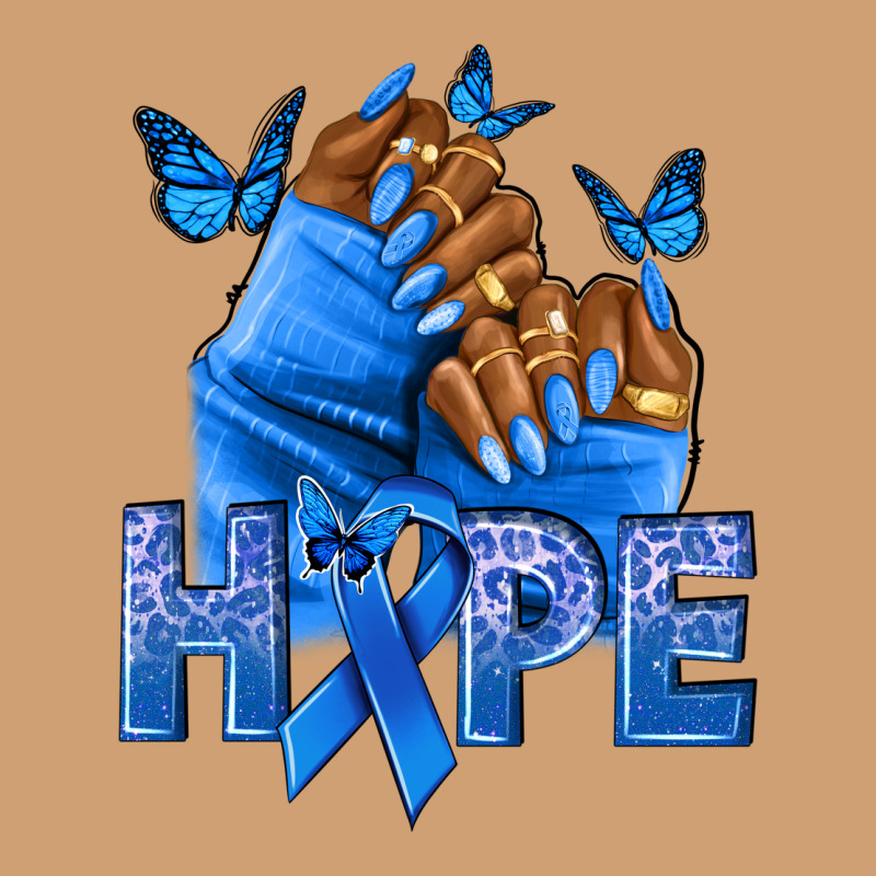 Hope Blueribboncolon Cancer Nails Vintage Tee by NancyCooperArtShop | Teevron