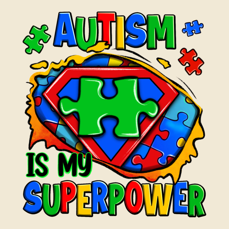 Autism Is My Superpower Ripped Shirt Ladies Tee by Zillion Design Studio | Teevron