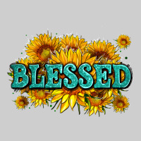 Glitter Blessed With Sunflowers Premium Tee | Teevron