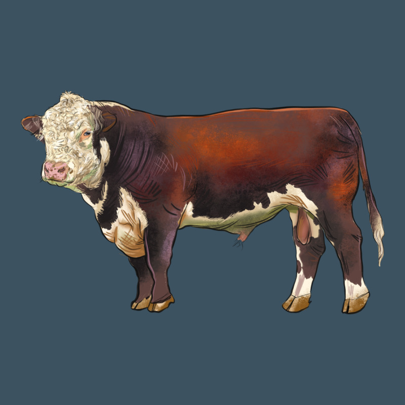 Hereford Bull Urban Heavy Tee by LillyAllenDesigns | Teevron
