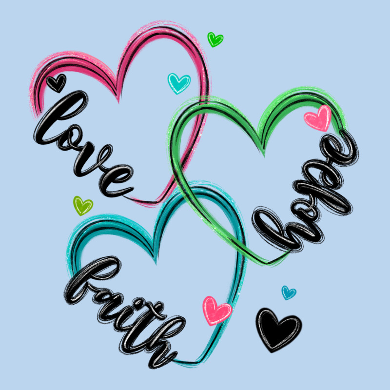 Faith Hope Love Classic Tee by MaliasSmallBusiness | Teevron