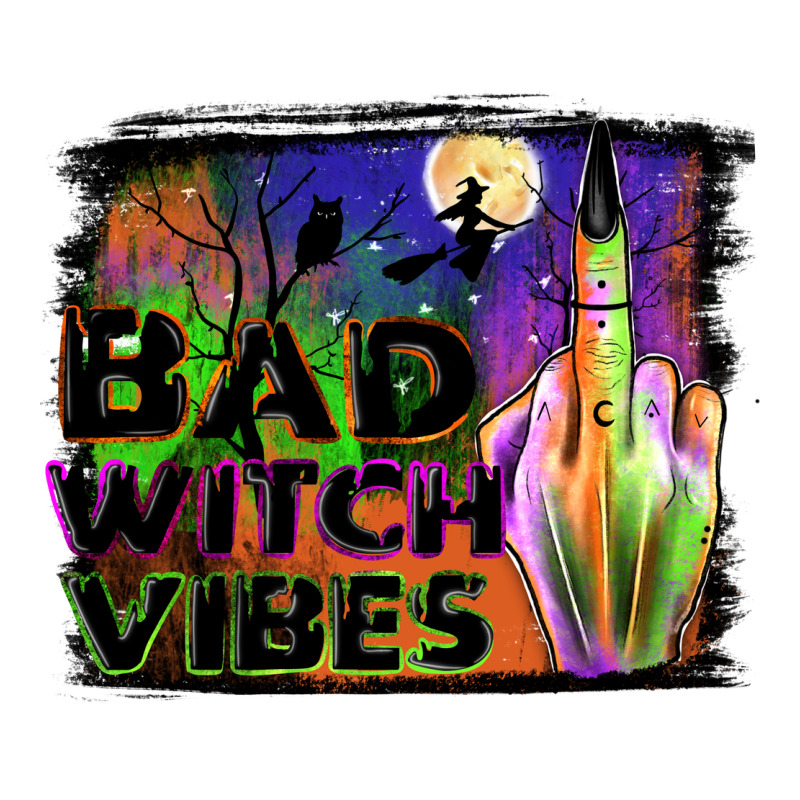 Bad Witch Vibes Ladies Tee by JahusDesignShop | Teevron